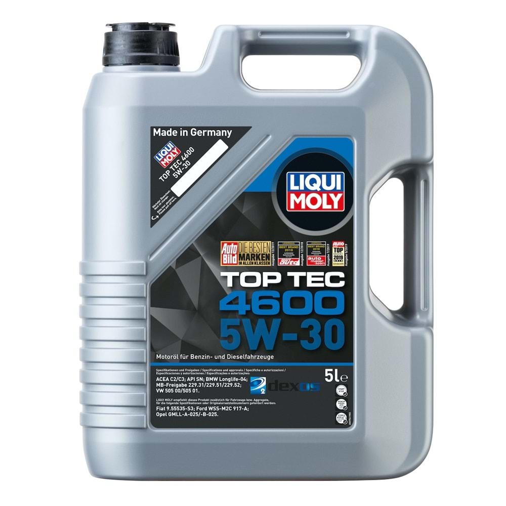 Liqui Moly Top Tec 4600 5W-30 5 lt Motor Yağı - 2024