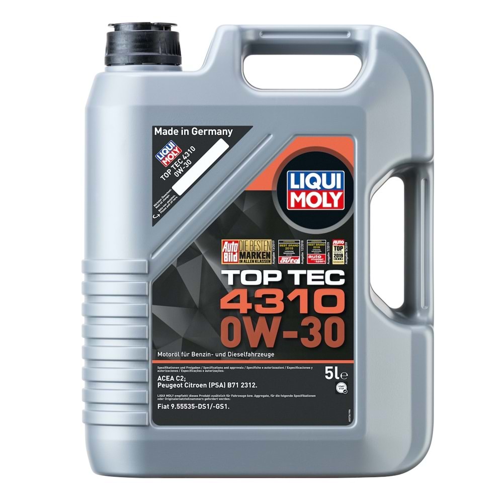 Liqui Moly Top Tec 4310 0W-30 5 lt Motor Yağı - 2024