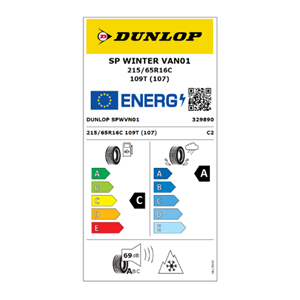 Dunlop SP Winter Van 01 215/65R16C TL 109/107T 8PR