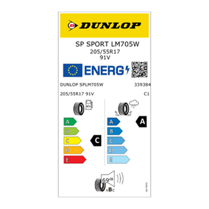 Dunlop SP Sport LM705 205/55R17 TL 91V