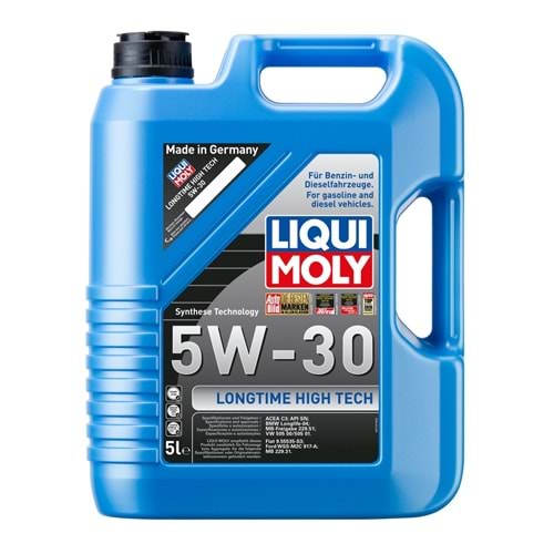 Liqui Moly Longtime High Tech 5W-30 5 lt Motor Yağı - 2024