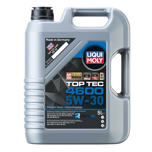 Liqui Moly Top Tec 4600 5W-30 5 lt Motor Yağı - 2024